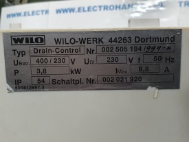 Wilo Drain Control TP 65E