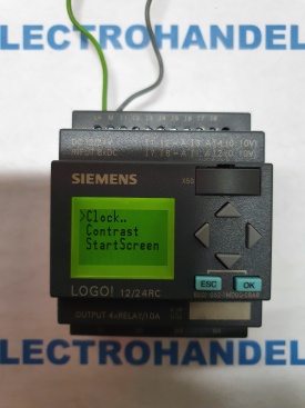 Siemens Logo 12/24RC  6ED1 0521-1MD00-0BA6  
ZVC2NC0382963 
