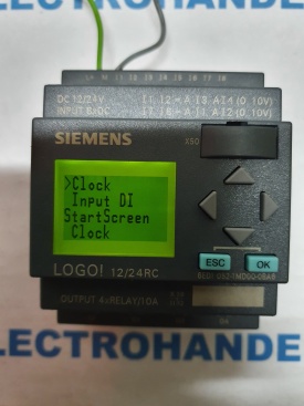 Siemens Logo 12/24RC  6ED1 0521-1MD00-0BA6  
ZVC2NC0382963 
