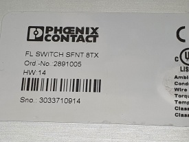 Phoenix SNFT 8TX 3033710914  2891005        