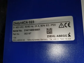 Ziehl-Abbeg ZAdyn 4   23A  31411400/001