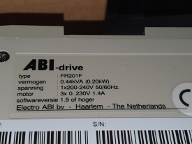 147x ABI-drive FR201F  0,2 kW 14190350