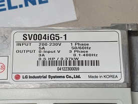 LG SV004iG5  0.37 kw  04122300059
