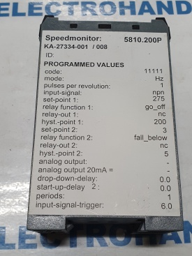 Rheintacho KA-27334-001/008  Speedmonitor 