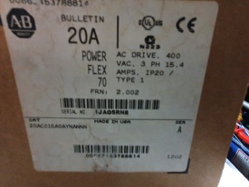 Allen-Bradley Powerflex 70  5,5 Kw 1JAQ5RN8