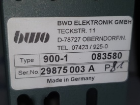 BWO 900-1 083580 
29875003 A