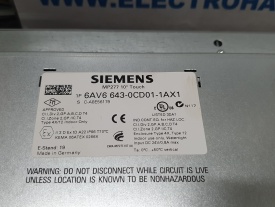 Siemens MP277  6AV6 643-0CD01-1AX1