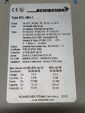 Schischek EXL-IMU-1   M00968