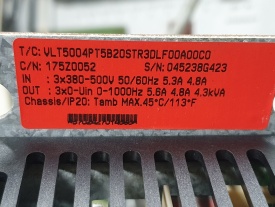 Danfoss VLT 5004 2,2Kw 04523G423 