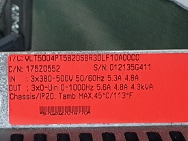 Danfoss VLT 5004 2,2 Kw 012135G411