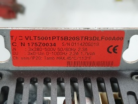 Danfoss VLT 5001 0,75 Kw 011420G019 