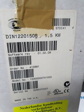 Control Techniques Dinverter 1,5 Kw 3295372027 