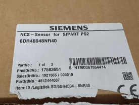 Siemens Sipart PS2 NCS-Sensor 6DR40048NR40 4414