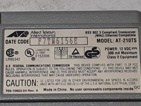 Allied Telesis AT-210TS  CentreCom