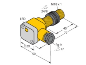 Turck Bi5-P18SK-AP6X Inductieve Sensor