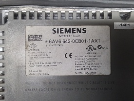Siemens MP277 6AV6 643-0CB01-1AX1