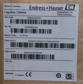 Endress+Hauser Liquiline CM444 PA050905G00