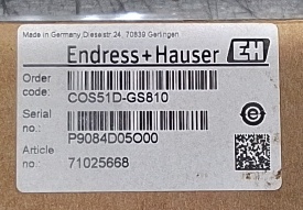 Endress+Hauser Oxymax W COS51D P905E805O00