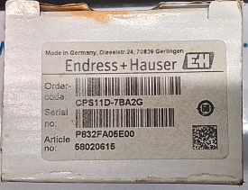 Endress+Hauser Orbisint CPS11D P832FA05E00