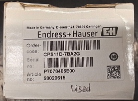 Endress+Hauser Orbisint CPS11D P7078405E00 Gebruikt