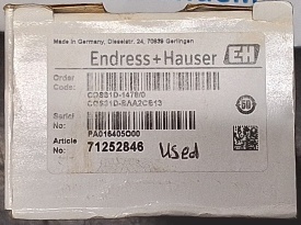 Endress+Hauser Memosens COS81D PA016405O00 gebruikt