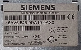 Siemens MP370 Touch 6AV6545-0DA10-0AX0 3418