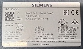 Siemens ITC1500 V3 6AV6 646-1BA15-0AA0 8511