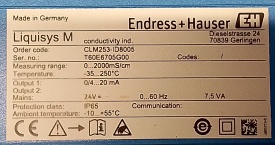 Endress+Hauser Liquisys M CLM253 T60E6705G00