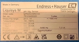 Endress+Hauser Liquisys M  CPM253 TB103405G00
