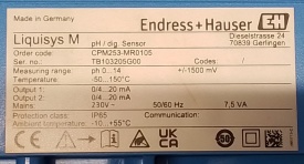 Endress+Hauser Liquisys M CPM253 TB103205G00