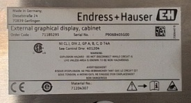 Endress+Hauser External Graphical Display, Cabinet 71185295