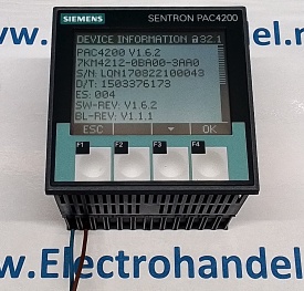 Siemens Sentron PAC4200 7KM4212-0BA00-3AA0 3417