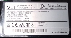 Danfoss FCD 302 0,55 kW 011106G219