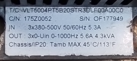 Danfoss VLT 5004 2,2 kW OF177949