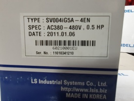 LS SV004iG5A  0,37 kw 11010341210