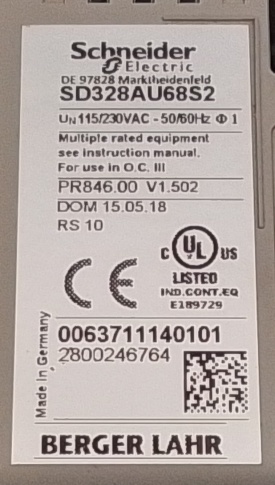 Schneider Electric SD328A 6,8A 2800246764 