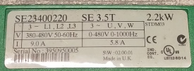 Control Techniques Commander SE 2,2kW 3950950005