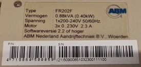 ABM FR202F 0,4kW (21)50900851032300111100