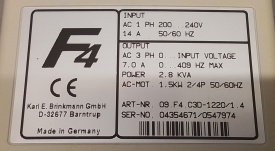 KEB F4-C 1,5kW 04354671/0547974