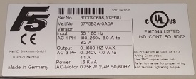KEB Combivert F5-B 0,75kW 300090698/1023181