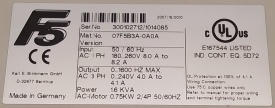 KEB Combivert F5-B 0,75kW 300102712/1014085