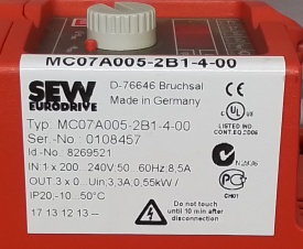 SEW Movitrac 07 0,55kW 0108457