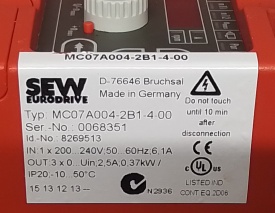 SEW Movitrac 07 0,37kW 0068351