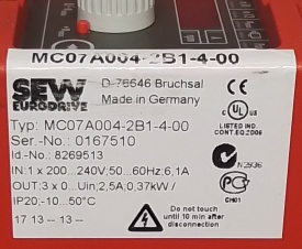 SEW Movitrac 07 0,37kW 0167510