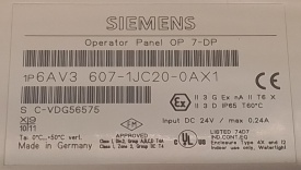 Siemens Simatic OP7-DP 6AV3607-1JC20-0AX1 C-VDG56575