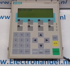 Siemens Simatic OP7-DP 6AV3607-1JC20-0AX1 C-VDG56575