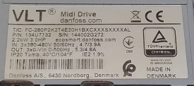 Danfoss FC-280 2.2kW 143002G272