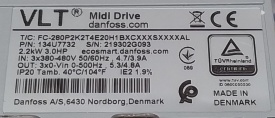 Danfoss FC-280 2.2kW 219302G093