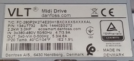 Danfoss FC-280 2.2kW 144402G272