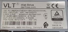 Danfoss FC-280 2.2kW 144102G272